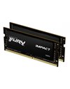 Kingston Fury Impact 32GB Kit (2x16GB) 3200MHz SODIMM DDR4 CL20 1.2V, Black (KF432S20IBK2/32)