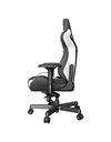 Anda Seat AD12XL Kaiser-II Gaming Chair, Black/White (AD12XL-07-BW-PV-W01)