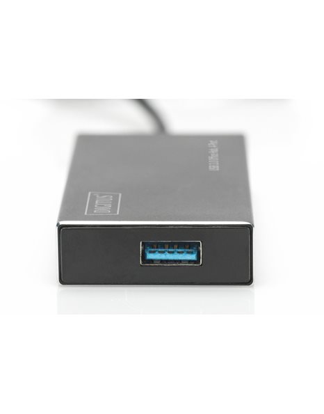 Digitus 4-Port USB 3.0 Hub, Aluminum (DA-70240-1)