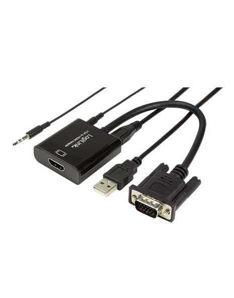 LogiLink VGA with Audio to HDMI Converter (CV0060)