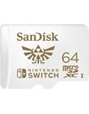 SanDisk Nintendo Switch 64GB MicroSDXC 100MB/S White Gold & Αdapter (SDSQXAT-064G-GNCZN)