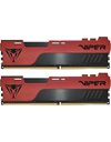 Patriot Viper Elite II 16GB Kit (2x8GB) 3600MHz UDIMM DDR4 CL20 1.35V, Black/Red (PVE2416G360C0K)
