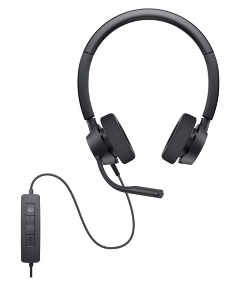 Dell Pro Stereo Headset, Black (WH3022)