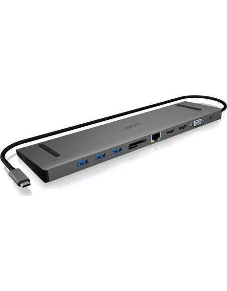 Acer USB-C Docking Station, 100 W, Gray (LC.DCK11.001)