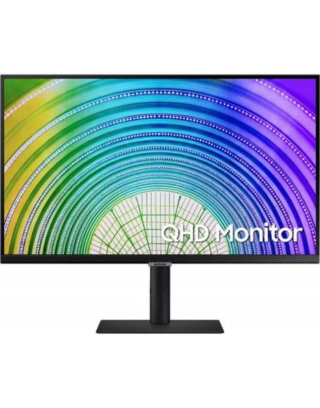 Samsung S27A600UUU 27-Inch WQHD IPS Monitor, 2560x1440, 16:9, 5ms, 1000:1, HDMI, DP, USB, Ethernet, Black (LS27A600UUUXEN)