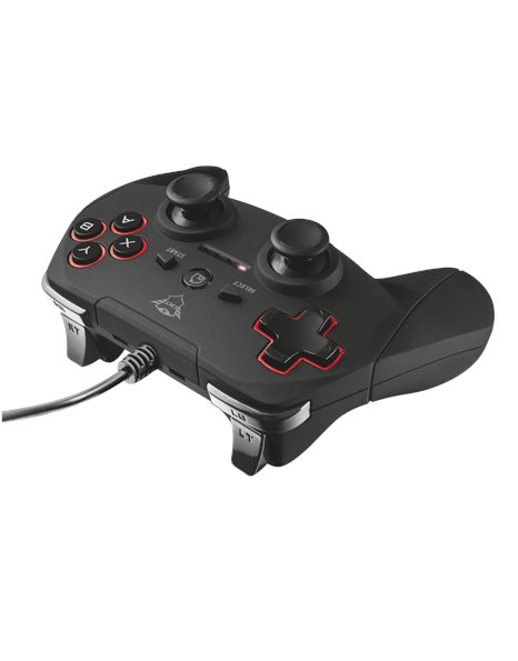 Trust GXT 540 YULA Wired Gamepad, For PC And PS3, Black (20712)