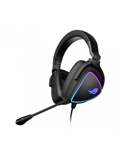 Asus ROG Delta S, USB-C Gaming Headset With AI Noise-Canceling Microphone, For PC/Nintendo Switch/PS5, Black (90YH02K0-B2UA00)