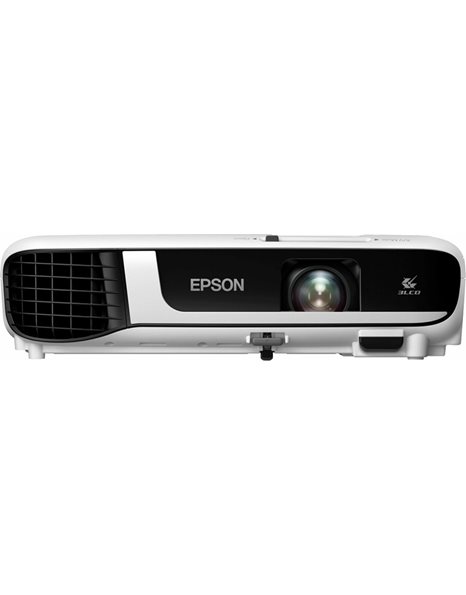 Epson EB-W51 3LCD Projector, 1280x800, 16:10, 16000:1 Contrast, 4000 Lumens, USB, HDMI, VGA (V11H977040)