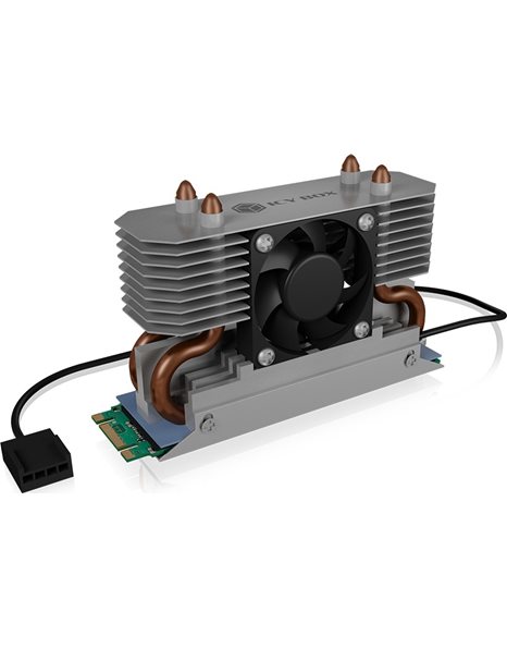 RaidSonic ICY BOX IB-M2HSF-702 Heat pipe heat sink for M.2 SSD M.2 heat pipe cooler (IB-M2HSF-702)