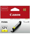 Canon CLI-571Y Ink Cartridge, 7ml, 161 Colour Photos, Yellow (0388C001)