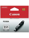 Canon CLI-551GY Ink Cartridge, 7ml, 125 Colour Photos, Grey (6512B001)