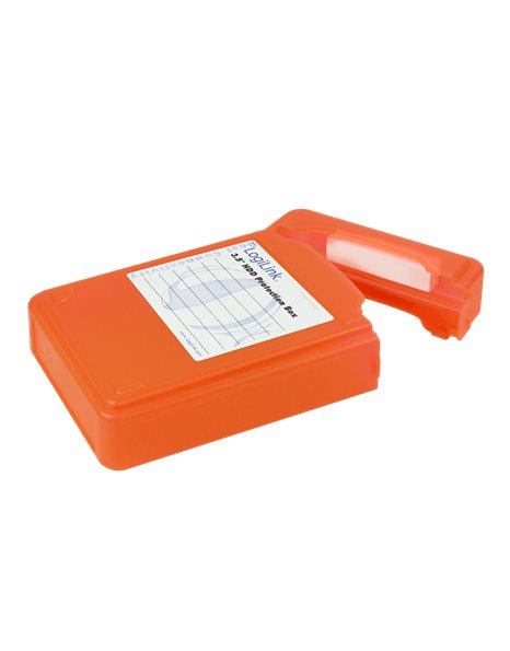 LogiLink HDD protection box for 3.5 HDDs, orange (UA0133O)