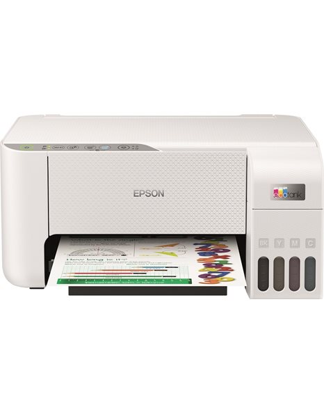 Epson L3256, A4 Color Multifunction Inkjet ITS Printer (Print/Scan/Copy), 5760x1440 Dpi, 33ppm, WiFi, USB (C11CJ67407)