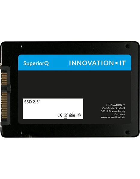 Innovation IT Superior 1TB SSD, 2.5, SATA3, 550MBps (Read)/450MBps (Write), Black, Bulk (00-1024888)