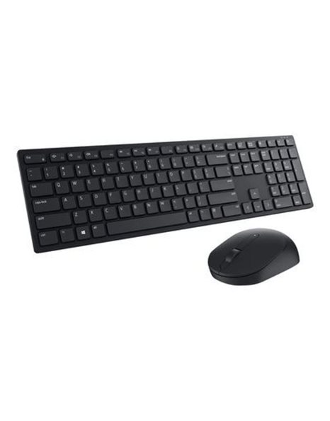 Dell Pro KM5221W Wireless Keyboard and Mouse, US International Layout, 3 Buttons, 4000dpi, Black (KM5221WBKR-INT)