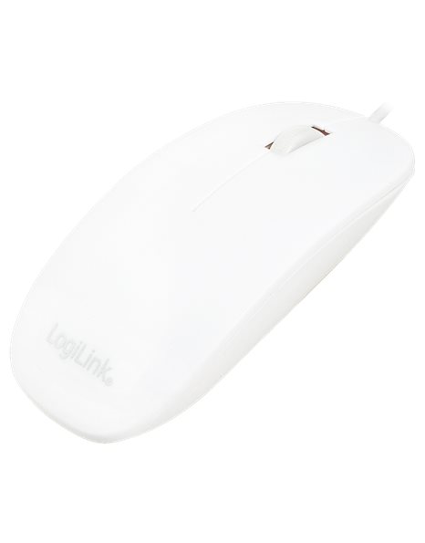 LogiLink Mouse Optical white flat (ID0062)