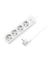 LogiLink Socket outlet 4-way + switch, 4x CEE 7/3, 1.5m, white (LPS245)