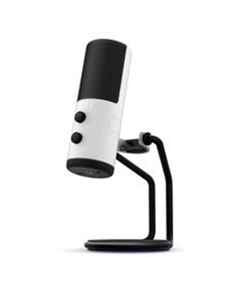 NZXT Capsule Cardioid USB Microphone, Black/White (AP-WUMIC-B1)