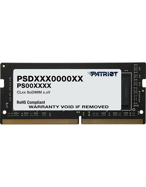 Patriot Signature Line Series 16GB 3200MHz SODIMM DDR4 CL22 1.20V (PSD416G320081S)