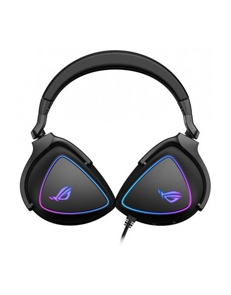 Asus ROG Delta S, USB-C Gaming Headset With AI Noise-Canceling Microphone, For PC/Nintendo Switch/PS5, Black (90YH02K0-B2UA00)