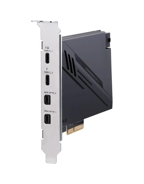 Asus ThunderboltEX 4 Thunderbolt Adapter, 4x PCIe 3.0, 2x Thunderbolt 4, Black (90MC09P0-M0EAY0)