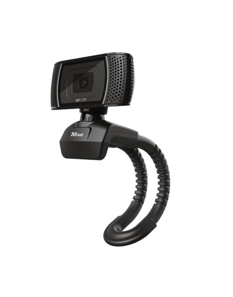 Trust Trino HD Webcam With Built-In Microphone, Black (18679)