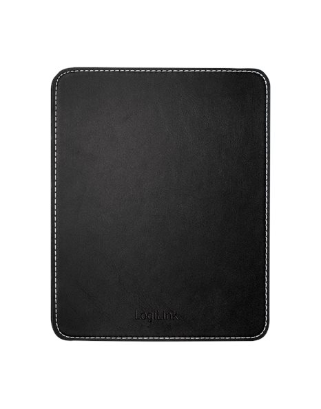 LogiLink  Mousepad in leather design, black (ID0150)