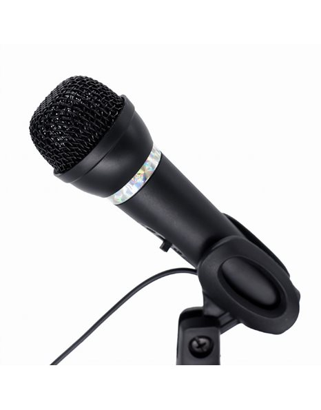 Gembird Condenser microphone with desk-stand, black (MIC-D-04)