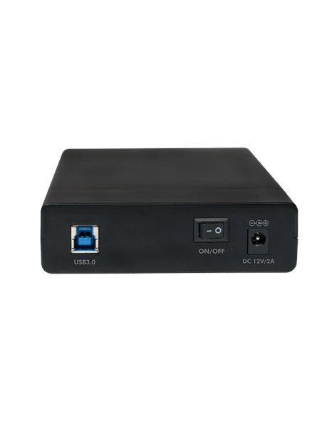 LogiLink External HDD Enclosure For 3.5-Inch SATA3, USB 3.0, Black (UA0276)