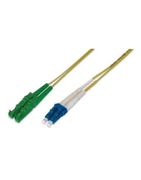Digitus Fiber Optic Patch Cord, E2000 , Singlemode, 5m (AL-9E2000LC-05I)