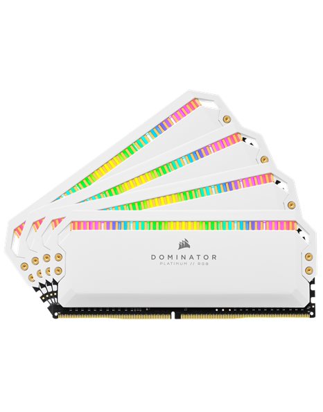 Corsair Dominator Platinum RGB 32GB Kit (4x8GB) 3600MHz UDIMM DDR4 CL18, 1.35V (CMT32GX4M4C3600C18W)