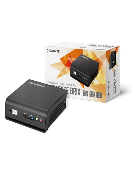 Gigabyte Brix USD GB-BMCE-5105 (rev. 1.0), Celeron N5105/2x SO-DIMM DDR4/1x M.2 SSD/HDMI/DP/USB/GLan/WiFi+BT