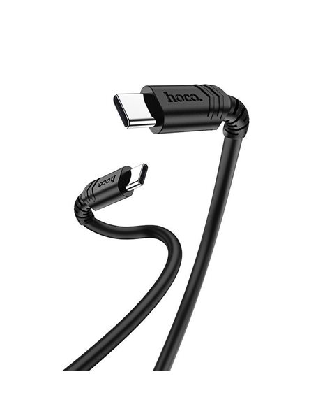 Hoco X62 Fortune Charging Cable 100W, USB Type-C To Type-C, 1m, Black (HC-X62TTBK)