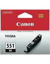 Canon CLI-551BK Ink Cartridge, 7ml, 495 Photos, Black (6508B001)