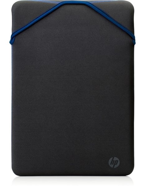 HP Reversible Neoprene Protective Laptop Sleeve Case For Notebooks Up To 14.1 Inches, Blue (2F1X4AA)