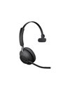 Jabra Evolve2 65 MS Mono, On-Ear Wireless USB-A Headset  With Charging Station (26599-899-989)