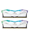 TeamGroup T-Force Delta RGB 32GB Kit (2x16GB) 6400MHz DDR5 UDIMM CL40 1.35V, White (FF4D532G6400HC40BDC01)