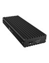 RaidSonic Icy Box Enclosure For 1x M.2 NVMe & SATA SSD, USB 3 (Gen 2) Type-C & Type-A Connector, Black (IB-1817MCT-C31)