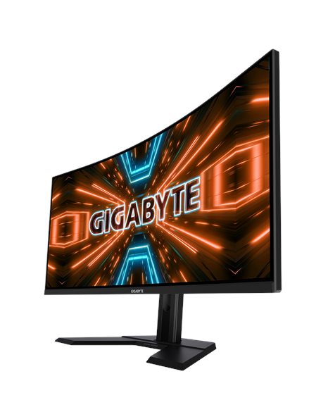 Gigabyte G34WQC A, 34-Inch UltraWide QHD VA Curved Gaming Monitor, 3440x1440, 144Hz, 1ms, 4000:1, HDMI, DP, Speakers, Black (G34WQC A-EK)