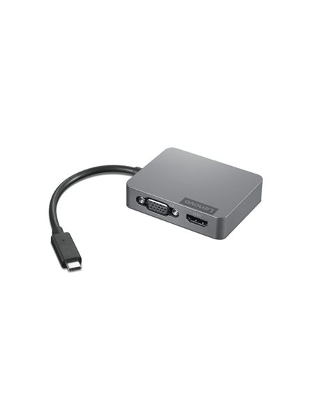 Lenovo USB Type-C Travel Hub Gen2, Storm Gray (4X91A30366)