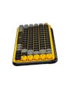 Logitech Pop Keys Wireless Mechanical Keyboard with Customizable Emoji Keys, US Layout, Blast (920-010735)