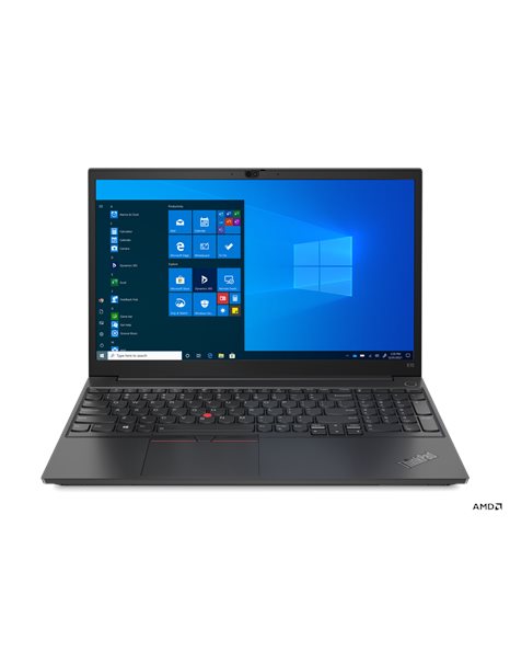 Lenovo ThinkPad E15 Gen 3, Ryzen 5 5500U/15.6 FHD IPS/8GB/256GB SSD/Webcam/Win10 Pro, Black
