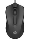 HP Wired Optical Mouse 100, 3 Buttons, 1600dpi, Black (6VY96AA)