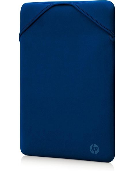 HP Reversible Neoprene Protective Laptop Sleeve Case For Notebooks Up To 14.1 Inches, Blue (2F1X4AA)