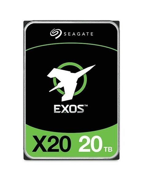 Seagate Exos X20 HDD, 20TB, 3.5-Inch SAS 12Gb/s, 256MB Cache, 7200rpm (ST20000NM002D)