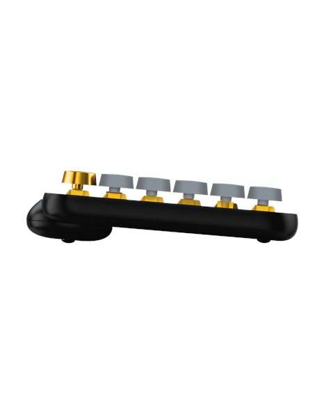 Logitech Pop Keys Wireless Mechanical Keyboard with Customizable Emoji Keys, US Layout, Blast (920-010735)