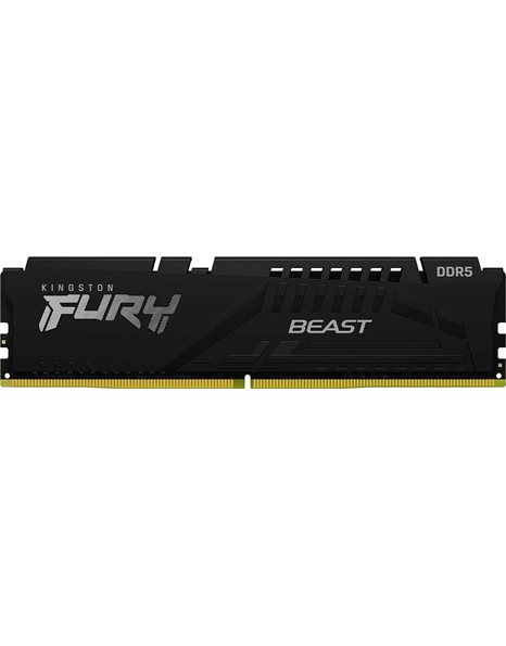 Kingston Fury Beast 16GB 5200MHz UDIMM DDR5 CL40 1.25V, Black (KF552C40BB-16)