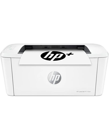 HP LaserJet M110we, A4 Mono Laser Printer, 600x600dpi, 21ppm, WiFi, USB (7MD66E)