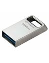 Kingston DataTraveler Micro USB-A Flash Drive, USB 3.2 Gen 1, 128GB, Silver (DTMC3G2/128GB)