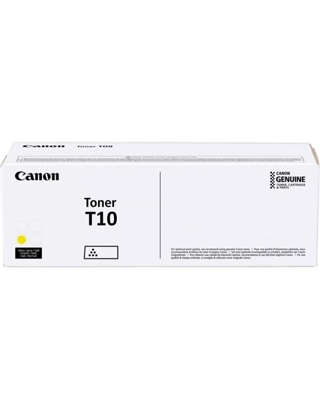 Canon T10 Original Toner Cartidge, 10000 Pages, Yellow (4563C001)